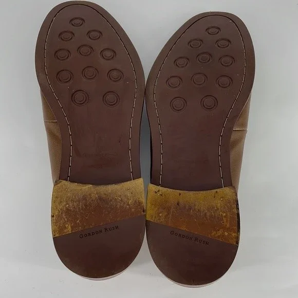 GORDON RUSH "nester" tan brown lace up oxford dress shoes men's size 15 - Picture 4 of 9